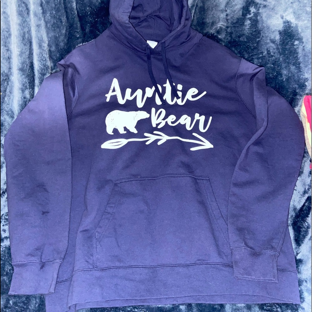 Auntie bear hoodie